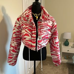 Adika crop puffer jacket S